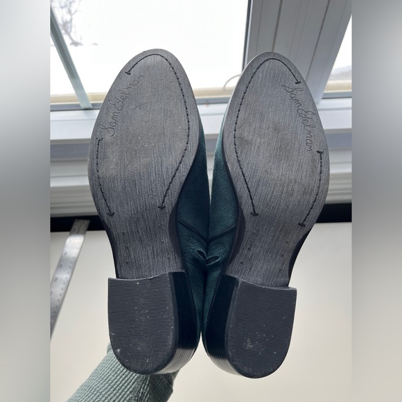 Sam Edelman deep green suede booties, size 9.5 - Picture 4 of 6